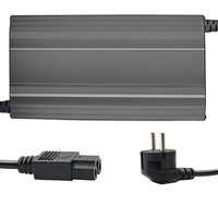 Chargeur de batterie au lithium automatique 48V 60V 72V 10A 12A 15A, chargeur de batterie LiFePO4 Li-ion 36V pour moto, chariot élévateur, balayeuse