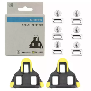 <span class=keywords><strong>Shimano</strong></span> <span class=keywords><strong>SM</strong></span>-SH10 <span class=keywords><strong>SH11</strong></span> SH12 Placa de sujeción para pedales de carretera, 0 grados, 2 grados, 6 grados, modo flotante, amarillo, SH10 <span class=keywords><strong>SH11</strong></span> SH12, Placas de sujeción con clip - Product Image 1