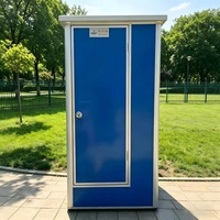 Toilettes mobiles modulaires préfabriquées, toilettes portables en conteneur pour extérieur