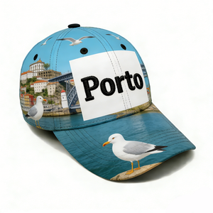 Gorra de Béisbol Bordada Personalizada al por Mayor con Logotipo de Oporto, <span class=keywords><strong>Portugal</strong></span>, Recuerdo Turístico para Hombre - Product Image 1