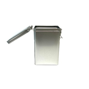 Lata Rectangular de Hojalata Personalizada para Té/Galletas/Dulces, Latas Metálicas Reciclables para Almacenamiento y Uso Artesanal - Product Image 3