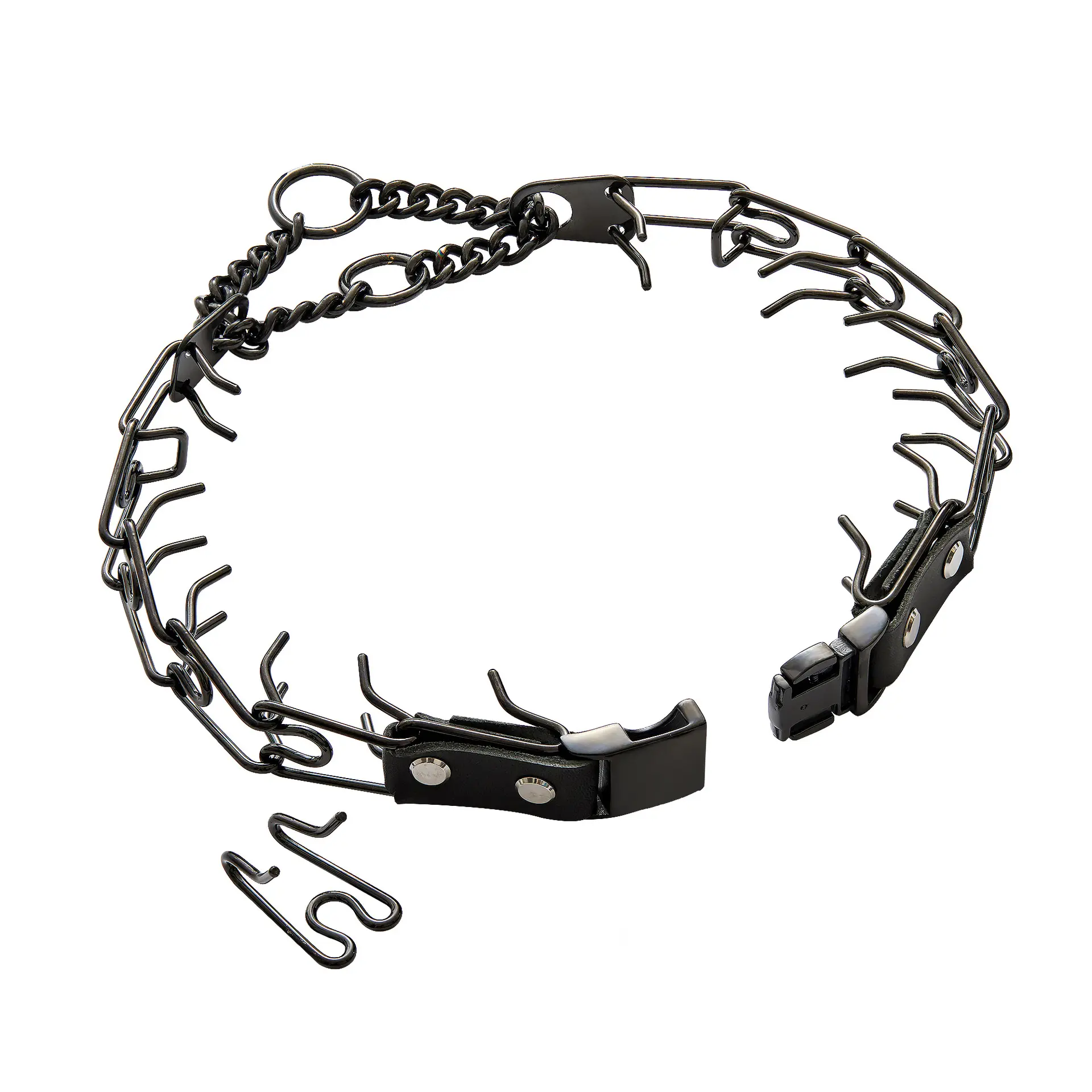 High Quality Pinch Training Stainless Steel Chain Dog Collar Prong Pet Choke Collar for Dog