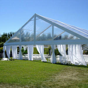Tente de réception en aluminium transparente imperméable en PVC pour hôtel, grande tente transparente pour événements de 1000 places assises, mariage, église - Product Image 3