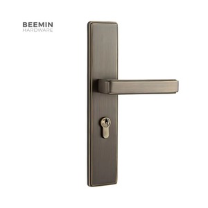 Chinese Manufacturer Black Knob Interior Wooden Locks Sets Bedroom Glass Lock Handle Door Handles Luxury - Product Image 1