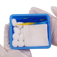 Kit de Pansement Stérile Jetable pour Soins des Plaies, Pack de Pansements Médicaux pour Usage Hospitalier et Clinique