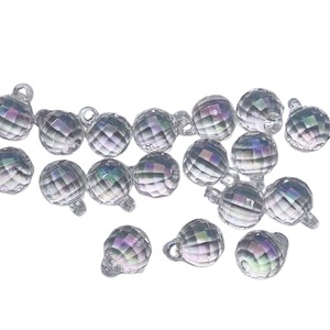 High Transparency Iridescent Faceted Disco <b>Ball</b> Beads 16mm Plastic Resin DIY Jewelry Making Supplies Yiwu Origin - Product Image 5