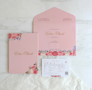 Sobre estilo bohemio personalizado con flor Rosa Tapa dura tarjeta <span class=keywords><strong>De</strong></span> invitación <span class=keywords><strong>De</strong></span> <span class=keywords><strong>boda</strong></span> 8x10 pulgadas invitaciones <span class=keywords><strong>De</strong></span> <span class=keywords><strong>boda</strong></span> para fiestas - Product Image 3