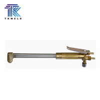 TKWeld Torche de soudage à long manche portable robuste FEG-250 CO2 et oxygène acétylène avec double interrupteur et entrée 54V