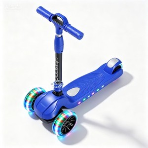 Patinete Infantil de Tres Ruedas con Marco Vertical Regulable de Múltiples Niveles, Ligero y con Empuje Asistido, Perfecto para el Patio Diario - Product Image 6