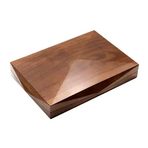 Scatole di legno personalizzate scatola per sigari Humidor con cerniere scatola per sigari in legno di cedro portasigari