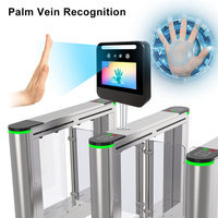 Máquina de Control de Asistencia de Empleados con Reconocimiento Facial y de Venas de la Palma de la Mano, Software Personalizado, 4G, WiFi, Batería de Respaldo