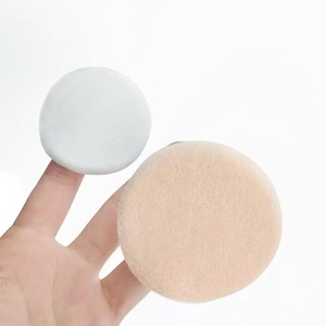 Coussin <span class=keywords><strong>de</strong></span> maquillage en coton, double usage sec et humide, pour <span class=keywords><strong>fond</strong></span> <span class=keywords><strong>de</strong></span> <span class=keywords><strong>teint</strong></span> et poudre libre, écologique, blanc nude, vente directe usine - Product Image 4