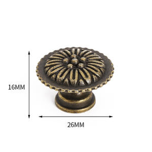 Manijas Elegantes de Cobre Dorado y Negro para Gabinetes Modernos, Armarios, Cajones y Cocinas - Instalación de un Solo Orificio para Dormitorios - Product Image 5