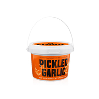 Contenant de sauce à l'ail de qualité alimentaire avec poignée et couvercle en PP, impression personnalisée, résistant à la congélation, inviolable, 16oz 500g 500ml 1000ml