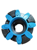 Éléments de couplage à mâchoires hexagonales flexibles en polyuréthane de type T, OEM, diamètre de trou de 50 mm, 5000 tr/min, 2000 Nm