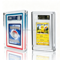 Boîte de présentation en acrylique avec couvercle magnétique pour cartes gradées PS-A, protection anti-UV pour cartes Pokémon CGC BGS TCG