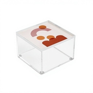 Classic Design <b>Acrylic</b> Sweet <b>Box</b> Superior Quality Square Shape Chocolates Dates <b>Box</b> At Affordable Pricing - Product Image 1