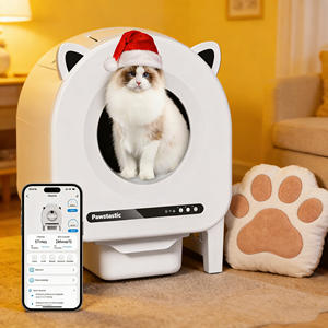 Caja de arena inteligente para gatos, de fábrica, con limpieza automática, desodorización y gran capacidad para el hogar. - Product Image 1