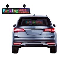 24*192 Pixs 99cm 5V Car LED Sign Board WIFI Panel de visualización programable para Centro Comercial Bus Stop Window Messages SDK