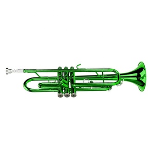 <span class=keywords><strong>Trompette</strong></span> SEASOUND OEM BB Green Trompeta JYTR401GR avec corps en laiton - Product Image 2