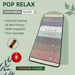 Pure Wave Pemf <span class=keywords><strong>Mat</strong></span> Infrarood Verwarming <span class=keywords><strong>Mat</strong></span> Amethist Jade Toermalijn <span class=keywords><strong>Mat</strong></span> Voor Spa <span class=keywords><strong>Massage</strong></span> <span class=keywords><strong>Bed</strong></span> - Product Image 4