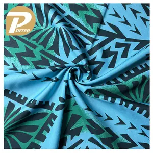 قماش بولينيزي استوائي مطبوع بتصميم نمط هاواي مصنوع خصوصًا حسب الطلب