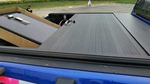 Couvre-lit rétractable manuel électrique pour <span class=keywords><strong>Nissan</strong></span> <span class=keywords><strong>Navara</strong></span> <span class=keywords><strong>Np300</strong></span> D40 Titans couverture roulante en aluminium robuste - Product Image 4