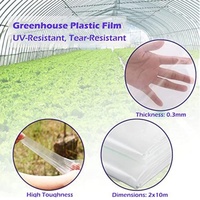Film plastique écologique résistant aux UV et revêtement PVC imperméable pour l'agriculture, le jardinage et l'utilisation en serre