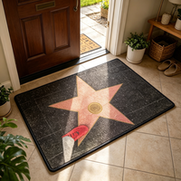 Tapis d'entrée antidérapant lavable, esthétique du milieu du siècle, tapis décoratif pour la maison, la porte d'entrée, la chambre à coucher