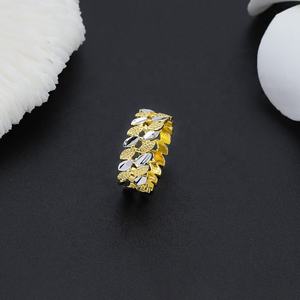 Bagues de fiançailles et de mariage en laiton plaqué or pour femmes, bijoux fantaisie JXX en gros - Product Image 6