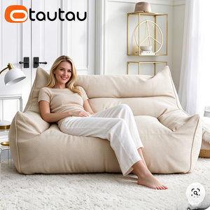 OTAUTAU <span class=keywords><strong>2</strong></span>-zits zitzakhoes SF182 Soft Waffle Geen vulling inbegrepen. U moet de vulling zelf kopen. - Product Image 1