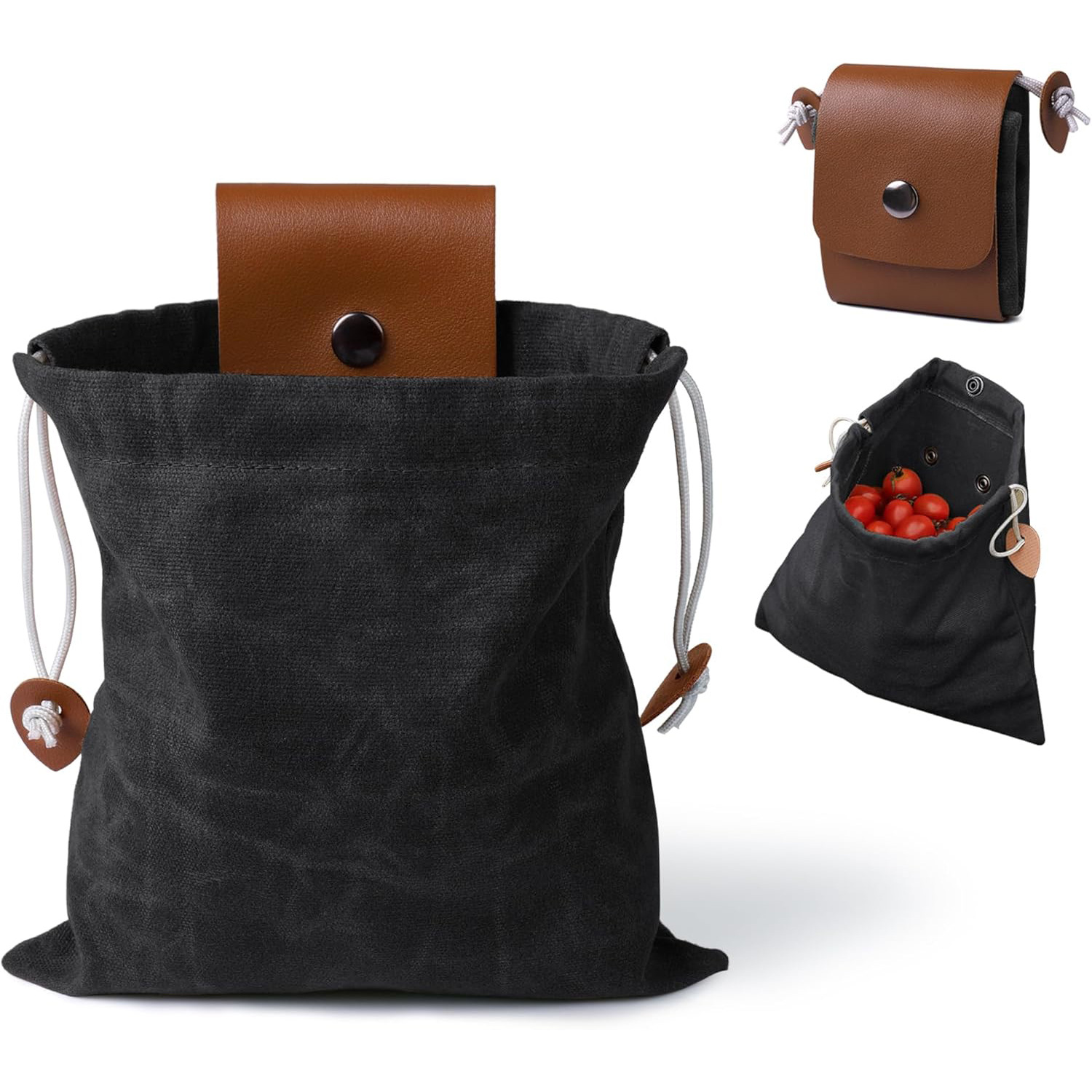 PU leather black