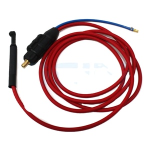 <span class=keywords><strong>Wp9</strong></span> Loạt 4M Ống Màu Đỏ Cáp Làm Mát Bằng Không Khí Hoàn Chỉnh <span class=keywords><strong>TIG</strong></span> Hàn Ngọn Đuốc Với 35-70 Kết Nối - Product Image 1