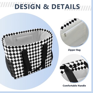 Recyclable Large Capacity Fashion Shoulder Packaging Lifestyle Women Tote Reusable Grocery Shopping Bag Beach Bags - Product Image 3