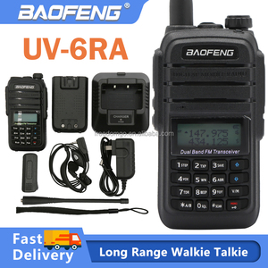 สำหรับ UV-6RA มือถือแบบ dual band มือถือมือสมัครเล่นสำหรับ<span class=keywords><strong>128</strong></span>ช่อง5วัตต์เอาท์พุท <span class=keywords><strong>IPX</strong></span>-1ทนน้ำ1800มิลลิแอมป์ต่อแบตเตอรี่ - Product Image 6