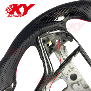Volante Deportivo Personalizado de Fibra de Carbono con LED e Indicador de RPM para Cadillac CTS CTSV ATS ATSV Coupé ELR, Accesorios para Automóviles - Product Image 2