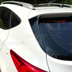 2 pièces, aileron latéral de fenêtre arrière de voiture noir brillant pour Hyundai IX35 2010-2017, accessoires de voiture - Product Image 3