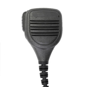 PMMN4024 Black Walkie Talkie Shoulder <b>Microphone</b> Remote <b>Speaker</b> Mic 3.5mm Wired Audio Accessory for Communication - Product Image 3