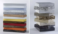 Colle adhésive de couleur pour surface solide Staron