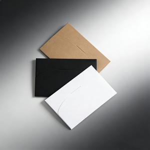 <span class=keywords><strong>Caja</strong></span> <span class=keywords><strong>de</strong></span> Papel Kraft Retro Gruesa, Ecológica y Reutilizable, para Guardar Tarjetas Postales, Color Negro - Product Image 5