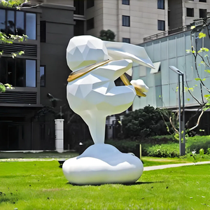 Tùy chỉnh phim hoạt hình mewtwo bức tượng sợi thủy tinh vườn cửa hàng trang trí nội thất với thùng carton mô hình như Charizard & Pikachu nhựa thủ công mỹ nghệ - Product Image 3