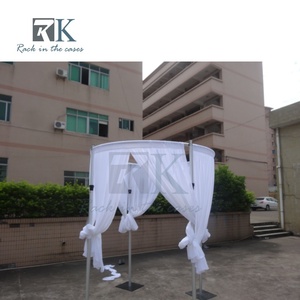 Kit de telón de fondo de tubos y cortinas de fácil instalación al por mayor para decoración de stands de ferias comerciales y bodas - Product Image 4