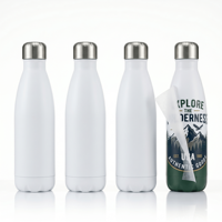 Botella de Agua Deportiva Aislada al Vacío de Acero Inoxidable de 17 oz, Termo, Vaso para Sublimación, para Viajes, Regalo, Venta al Por Mayor
