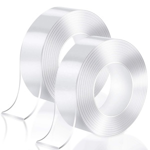 Muestra gratis LP MOQ bajo creativo DIY Nano cinta Kit de burbujas reutilizable 1MM 2MM espesor doble cara agua activada para enmascarar - Product Image 1