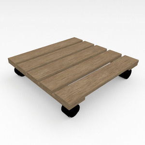 Calidad de fábrica Original de pequeña flor de plástico ruedas de <span class=keywords><strong>metal</strong></span> se <span class=keywords><strong>dolly</strong></span> - Product Image 6