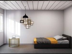 Maison conteneur modulaire, bureau à domicile, cabine détachable et portable, 20 pieds, 40 pieds, luxe, préfabriquée, en kit, hôtel, villa, acier - Product Image 5