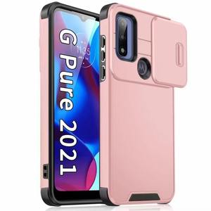 Funda Protectora para Teléfono Celular <span class=keywords><strong>2</strong></span> <span class=keywords><strong>en</strong></span> 1 con Ventana Deslizante para Lente de Color Sólido, Resistente a Caídas, para <span class=keywords><strong>Google</strong></span> <span class=keywords><strong>Pixel</strong></span> 6 7A 8PRO, Carcasa Trasera - Product Image 3