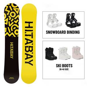 Fabricante profesional de esquí Tabla de nieve con encuadernación y botas Tabla de esquí personalizada - Product Image 5