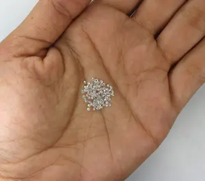 Perhiasan Melee ukuran kecil bulat potongan brilian Moissanite berlian longgar Moissanite berlian 1ct sampel