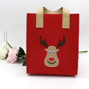 Promo Top Seller Felt Christmas Bag OEM Christmas Felt Candy Bag